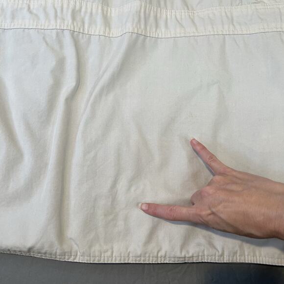 J. Crew Mens Size M Barn Chore Coat Jacket Corduroy Collar Flannel Lined Tan - Picture 11 of 13